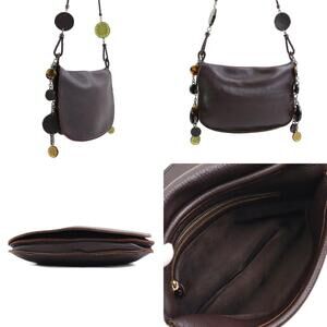 Bottega Veneta Black Dark bag resin Brown shoulder leather